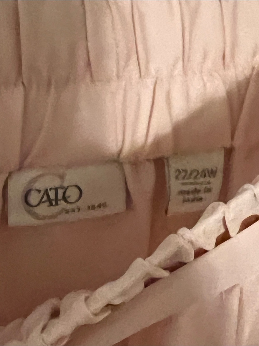 Cato Floral Maxi Skirt 22/24 Plus Pink Pocketed Tie Waist Cottagecore - Picture 5 of 5